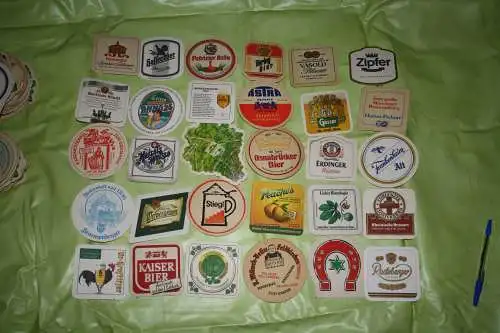 Paket mit 30 Bierdeckeln (Bierdeckel, Paket, Konvolut, Lot) - BDP 0016