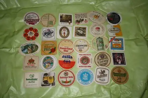 Paket mit 30 Bierdeckeln (Bierdeckel, Paket, Konvolut, Lot) - BDP 0014