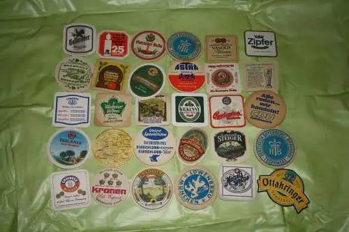 Paket mit 30 Bierdeckeln (Bierdeckel, Paket, Konvolut, Lot) - BDP 0015