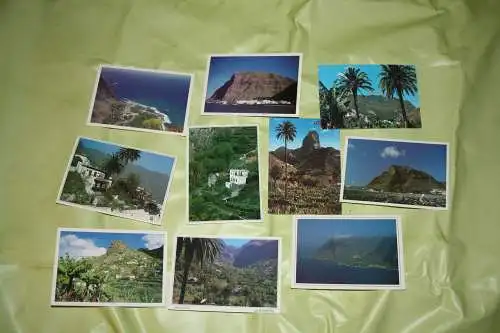 10 Ansichtskarten La Gomera (Postkarten, Paket, Konvolut, Lot)