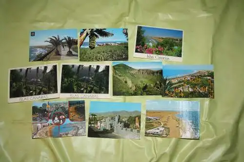 10 Ansichtskarten Gran Canaria (Postkarten, Paket, Konvolut, Lot)