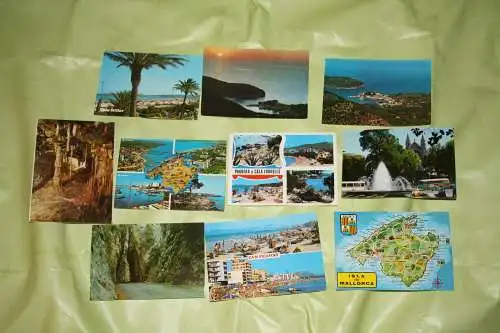 10 Ansichtskarten Mallorca (Postkarten, Paket, Konvolut, Lot)