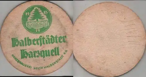 Bierdeckel rund - Halberstädter