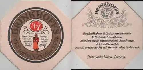 Bierdeckel 8-eckig - Brinkhoff