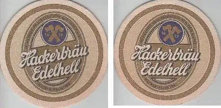 Bierdeckel rund - Hackerbräu Edelhell