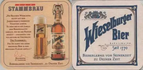 Bierdeckel quadratisch - Wieselburger