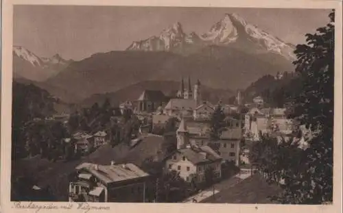 Berchtesgaden - mit Watzmann - ca. 1950