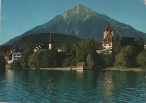 Schweiz - Schweiz - Spiez - Schlos und Schlosskirche - ca. 1980