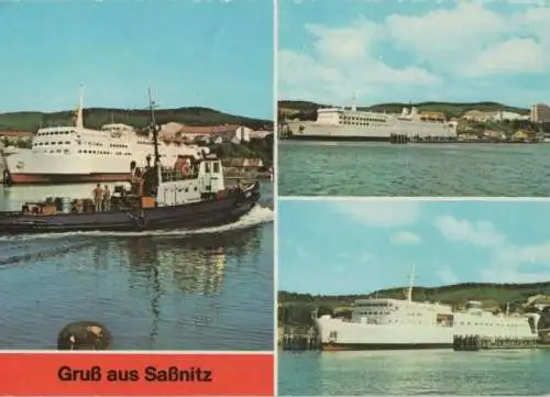 Sassnitz - u.a. Schwedenfähre Skane - 1979