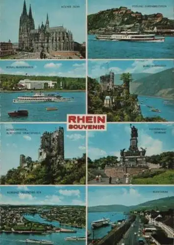 Rhein - u.a. Festung Ehrenbreitstein - ca. 1975