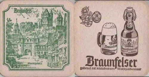 Bierdeckel quadratisch - Braunfelser