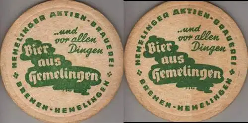 Bierdeckel rund - Hemelinger