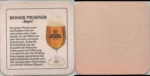 Bierdeckel quadratisch - Römer