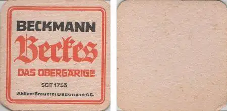 Bierdeckel quadratisch - Beckmann AG - Beckes