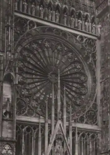 Frankreich - Frankreich - Strasbourg - Facade de la Cathedrale - ca. 1955