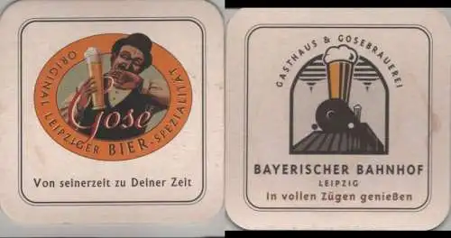 Bierdeckel quadratisch - Gose, Leipzig