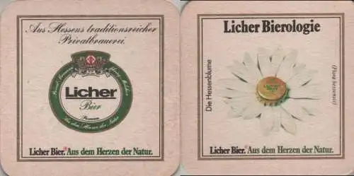 Bierdeckel quadratisch - Licher