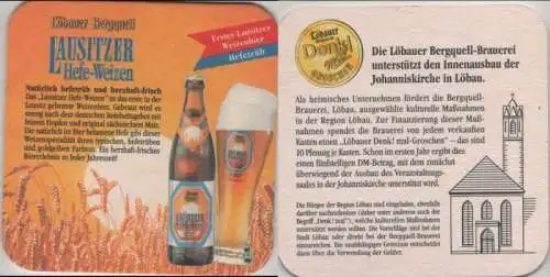 Bierdeckel quadratisch - Lausitzer Hefeweizen