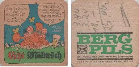 Bierdeckel quadratisch - Berg - Ernst Mölmsch