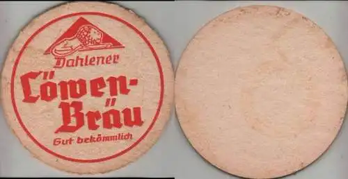 Bierdeckel rund - Löwenbräu