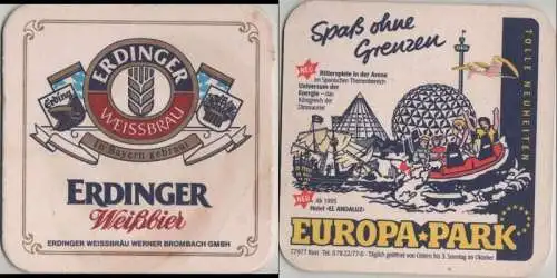 Bierdeckel quadratisch - Erdinger