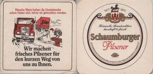 Bierdeckel quadratisch - Schaumburger