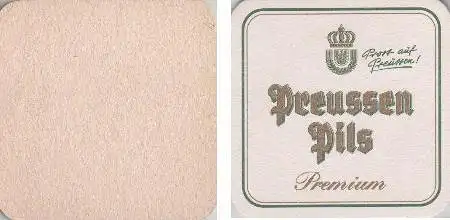 Bierdeckel quadratisch - Preussen Pils Premium