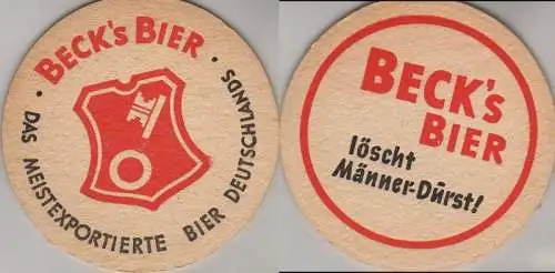 Bierdeckel rund - Becks