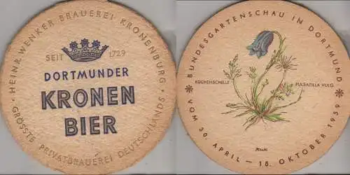 Bierdeckel rund - Dortmunder Kronen bier