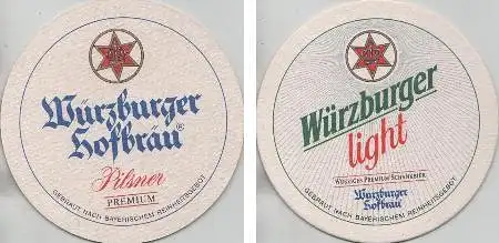 Bierdeckel rund - Würzburger - Light und Pilsner