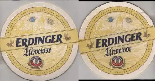 Bierdeckel rund - Erdinger Urweisse