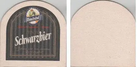 Bierdeckel Sonderform - Mönchshof Schwarzbier