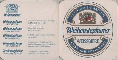 Bierdeckel quadratisch - Weihenstephan