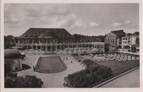 Lübeck-Travemünde - Casino und Garten - ca. 1955