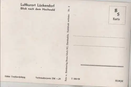 Oybin-Lückendorf - Blick nach dem Hochwald