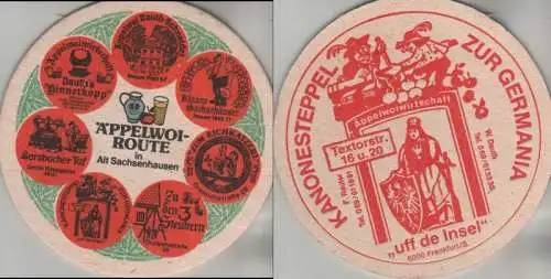 Bierdeckel rund - Äppelwoi