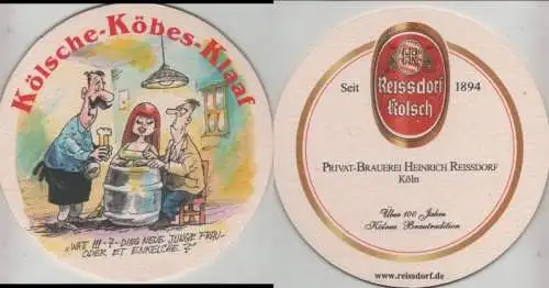 Bierdeckel rund - Reissdorf