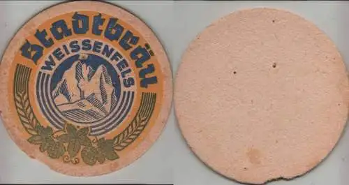 Bierdeckel rund - Stadtbräu, Weißenfels