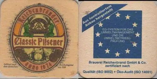 Bierdeckel quadratisch - Reichenbrand