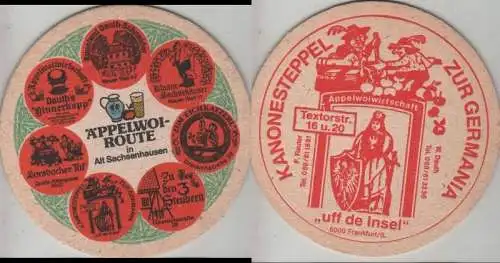 Bierdeckel rund - Äppelwoi