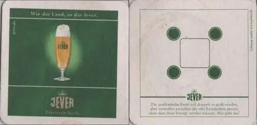 Bierdeckel quadratisch - Jever