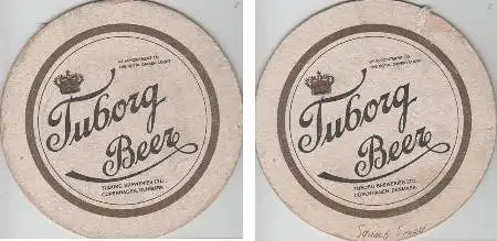 Bierdeckel rund - Tuborg Beer - Copenhagen