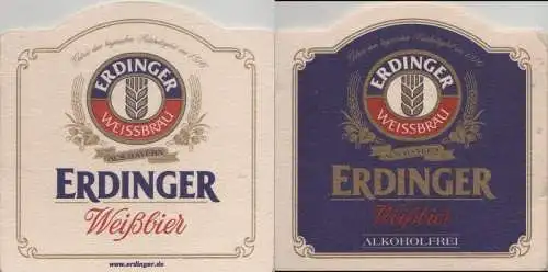 Bierdeckel Sonderform - Erdinger