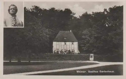 Weimar - Goethes Gartenhaus - ca. 1955