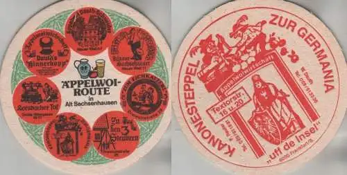 Bierdeckel rund - Äppelwoi