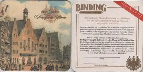 Bierdeckel quadratisch - Binding