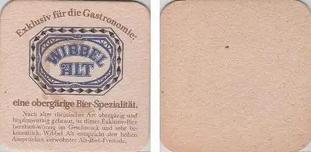 Bierdeckel quadratisch - Wibbel Alt - obergärig