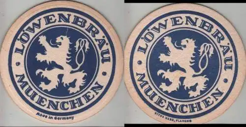 Bierdeckel rund - Löwenbräu