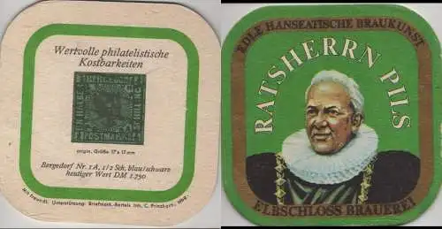 Bierdeckel quadratisch - Ratsherrn