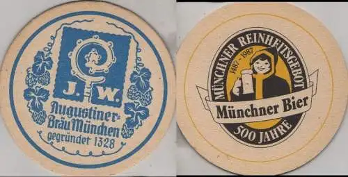 Bierdeckel rund - Augustiner-Bräu